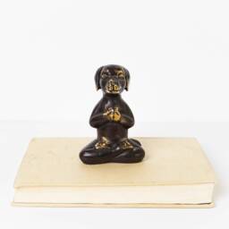 Bronze Dog Yoga Figurine, 4.2 - thumbnail 4