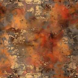 Rust Distressed Cushion Cover Gold Pillow Home Decor Grunge - thumbnail 2