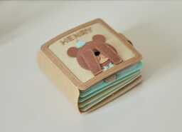 Personalized Gift For Baby Boy& Girl, Bear Adventure Busy Book, Handmade Felt Quiet Customized Soft Montessori-Inspired Toy Travel - thumbnail 1