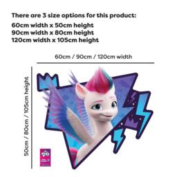 My Little Pony Wall Sticker - A New Generation Zipp Jumping Through Decal Kids Art - thumbnail 2