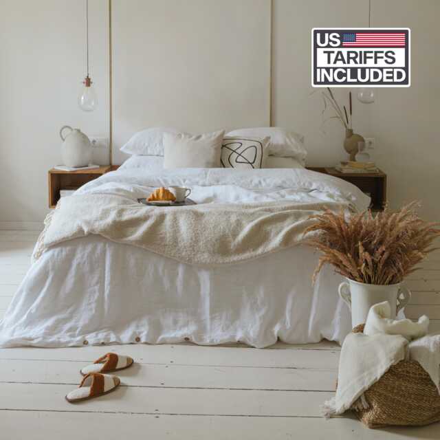 Organic Linen Sheet Set Oeko-Tex Certified Pure Bedding - image 1