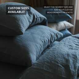 Organic Linen Sheet Set Oeko-Tex Certified Pure Bedding - thumbnail 3