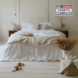 Organic Linen Sheet Set Oeko-Tex Certified Pure Bedding - thumbnail 1