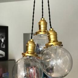 Lagom 3 Light 6 Inch Globe Cluster Pendant Kitchen Hanging Multi - thumbnail 2