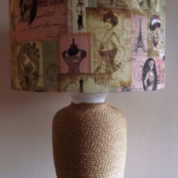 Victorian Paris Lampshade Shabby Chic Boudoir Decor - thumbnail 3