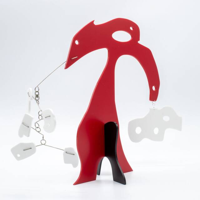Mod Goat Stabile Abstract Animal Art Sculpture - Midcentury Modern - image 1