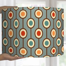 Lampshade Graphic Pattern Bedroom Living Room Nursery Floor Lamp Retro Hippie 70S Colorful - thumbnail 3