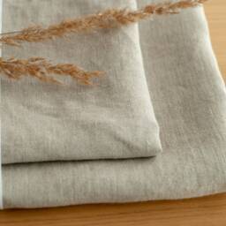 Linen Bath Towel Set Of 2, Softened Organic - thumbnail 3