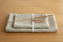 Linen Bath Towel Set Of 2, Softened Organic - thumbnail 1