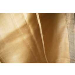 "Pair Of Gold Brown Silk Curtain Panels 26""x96" - thumbnail 4