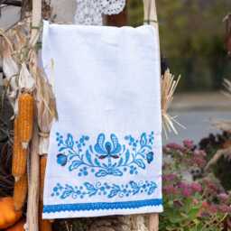 Rushnyk, Ukrainian Embroidered Towel, Wedding Wedding Embroidered Runner, Decor, Gift - thumbnail 2
