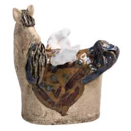Handmade Ceramic Pegasus Horse Figurine - Various Colours - thumbnail 3