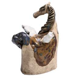Handmade Ceramic Pegasus Horse Figurine - Various Colours - thumbnail 2