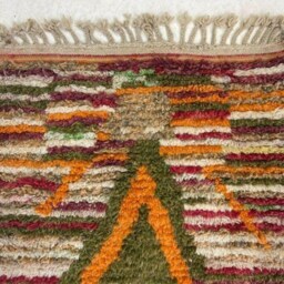 Handmade Moroccan Wool Runner Rug Berber Hallway Carpet - thumbnail 4