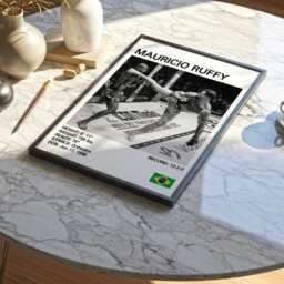 Mauricio Ruffy Mma Poster Brazilian Fighter Art Print - thumbnail 2