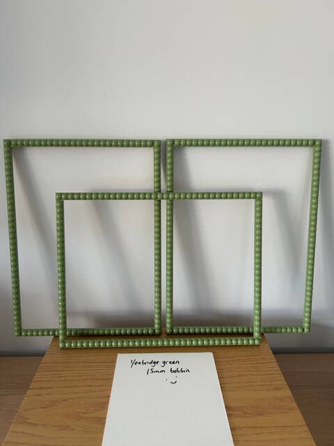 Handmade Painted Bobbin Picture Frame, 15mm, Custom Color - image 1