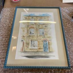 Handmade Painted Bobbin Picture Frame, 15mm, Custom Color - thumbnail 3