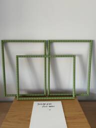 Handmade Painted Bobbin Picture Frame, 15mm, Custom Color - thumbnail 1