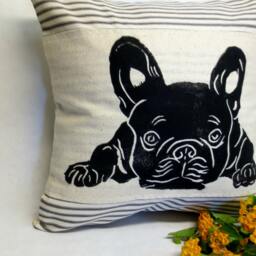 French Bulldog Pillow, Frenchie Dog Lover G Idea/S Day Gift - thumbnail 2