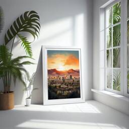 Phoenix Travel Print - United States, Arizona Poster, Home Decor, Gift Or Canvas - thumbnail 2