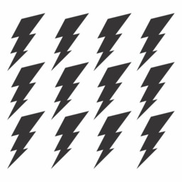 Lightning Bolt Wall Decals - Bolts Kids Room Decor Boys Vinyl Superhero - thumbnail 2