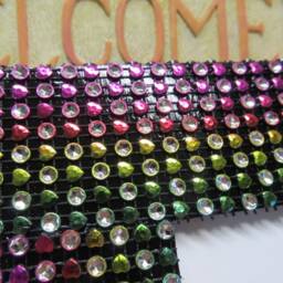 Sparkly Rainbow Ribbon On Black Photo Frame, Wooden, Hallmark Frame, Holds 4x6, Frames & Displays, Home Decor, Decor - thumbnail 3