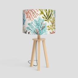 Cornish Seaweed Lampshade Coral Nautical Drum Shade - thumbnail 1