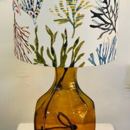 Cornish Seaweed Lampshade Coral Nautical Drum Shade - thumbnail 4