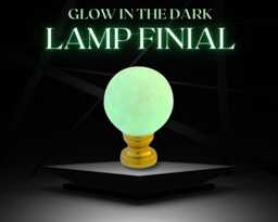 Unique Night Light Bedside Gift Glow in The Dark Finial Moon Lamp Solar System Celestial Decor Planet Topper
