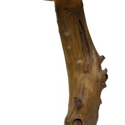 Log Wooden Lamp Of Black Locust Home Decor, Rustic Floor Lamp, Shade, Robinia, Reclaimed Wood - thumbnail 3