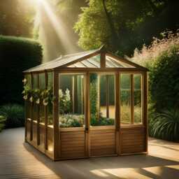 Plans For Wooden Garden Greenhouse 2.2Mx2.9M Digital Woodwork Download Only UK Metric With Cut Lists - thumbnail 1