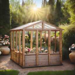 Plans For Wooden Garden Greenhouse 2.2Mx2.9M Digital Woodwork Download Only UK Metric With Cut Lists - thumbnail 2