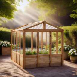 Plans For Wooden Garden Greenhouse 2.2Mx2.9M Digital Woodwork Download Only UK Metric With Cut Lists - thumbnail 4