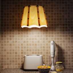 Nordic Style Pendant Light With Real Wood Veneer For Modern Interiors