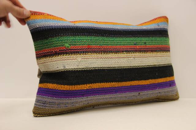 Throw Pillow, Sofa 12x20 in 30x50 cm, Vintage Kilim Pillow, Home Cushion Cover Boho Pillow Throw Koef-717 - image 1