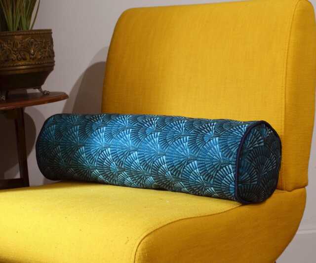 Bolster 50x18cm - Handmade in France Upholstery Fabric - image 1
