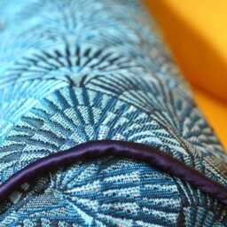 Bolster 50x18cm - Handmade in France Upholstery Fabric - thumbnail 4