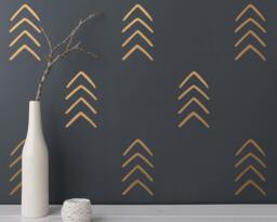 Arrow Wall Decals - Geometric Decals, Nursery Unique Vinyl Modern - thumbnail 1