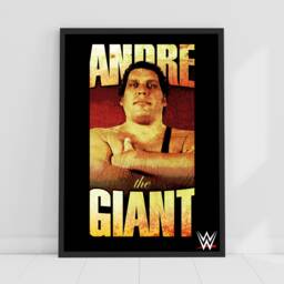 Wwe Print - Andre The Giant Graphic Poster Wrestling Wall Art - thumbnail 1