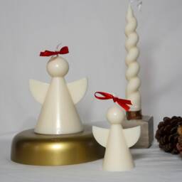 Christmas Angel Soy Wax Candle Set Hand-Poured Holiday Decor - thumbnail 3