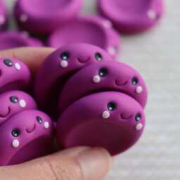 Polymer Clay Worry Stone Anxiety Relief Pocket Buddy - thumbnail 2
