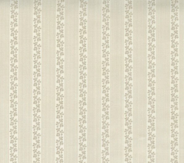 Driftwood Beige Mini Crib Sheet, Floral Nursery Bedding - image 1