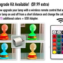 Grey Alien Head Led Lamp - Free Shipping Sci-Fi Night Light Handmade Ufo Decor For Fans I Want To Believe Area 51 Roswell - thumbnail 4