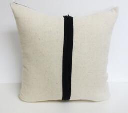 Insect Beetle Print Burlap Pillow Gothic Spooky Decor - thumbnail 4
