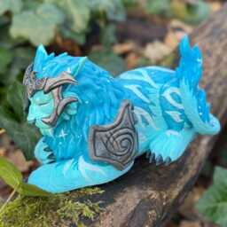 Blue Ghost Of The Pridemother Feral Druid 17cm 3D Printed Figure - thumbnail 4