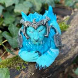 Blue Ghost Of The Pridemother Feral Druid 17cm 3D Printed Figure - thumbnail 2