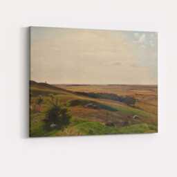 Rolling Countryside Panorama Serene Rural Landscape Canvas Wall Art Print Decor Picture Ready To Hang - thumbnail 4