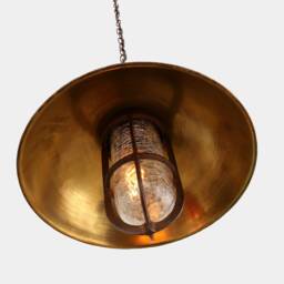 Tirana Deck Industrial Cage Pendant Light 11.8'' - 30cm - thumbnail 3