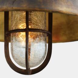 Tirana Deck Industrial Cage Pendant Light 11.8'' - 30cm - thumbnail 2