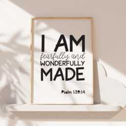 Set Of 3 Bible Verse Prints, Christian Wall Art, Boys Bedroom Motivational Scripture Prints - thumbnail 2